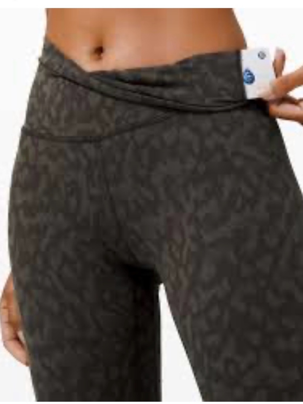 lululemon athletica deep coal camo Patterned High-Rise Leggings